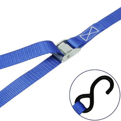フリーク 荷締めベルト青 S字フック250kg 幅25mm×長さ0.5+2m 75025
