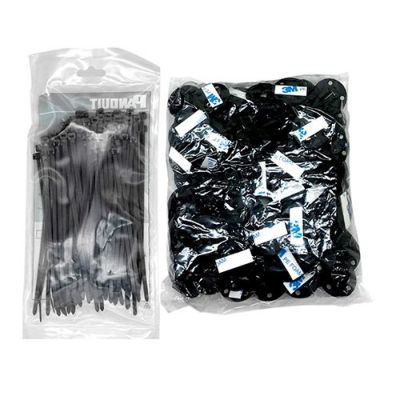 ピーコン ソーラーパネル鳥害対策 取付具ピッタンコ 追加セット 黒 (100個入)