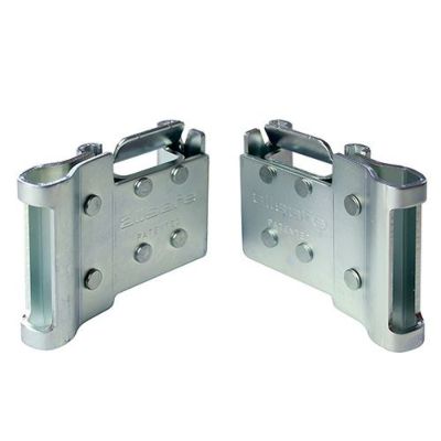 allsafe トラックレール用先端金具 ダブルワンピース (左右１セット) WP-1-50