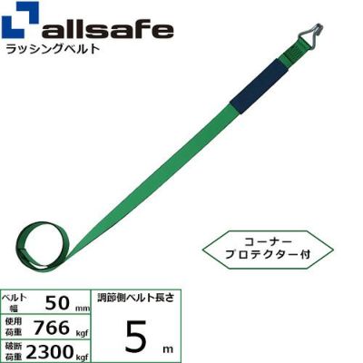 allsafe 交換用・補修用ベルト ナローフック仕様 5m (調節側) H-N5-C