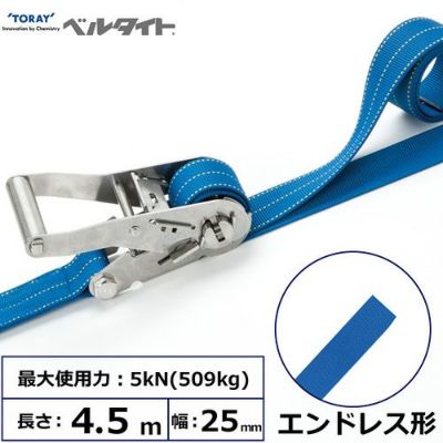 東レ ベルタイト ステンレス製ラチェットバックル RN-25MS エンドレス形