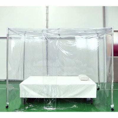 ゴトー工業 医療用簡易型テント 感染症隔離ブース 1床用 (幅2.4m×奥行1.2m×高さ1.8m) ISB-24