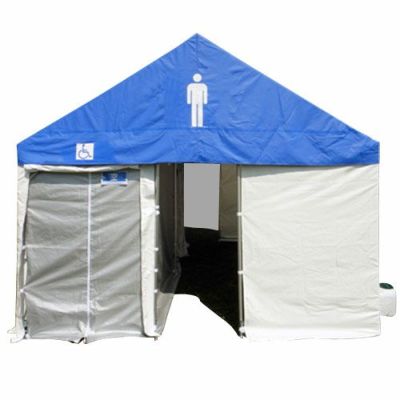 ゴトー工業 災害避難用仮設トイレ みんなでトイレ 男性15人用 (間口3.3m×奥行8.0mx高さ1.8m) TO-ML