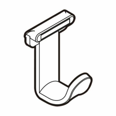 ヒナカ フックレール 重量用フック クローム