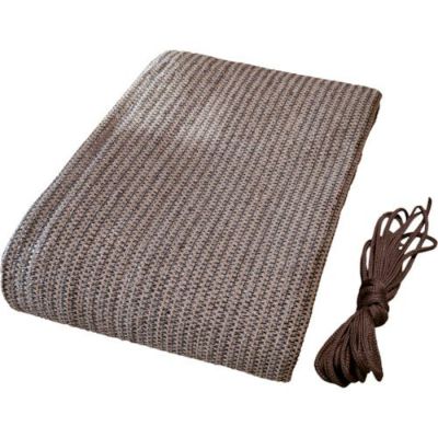 TRUSCO サンシェード 2m×2.4m 遮光率85％ ブラウン