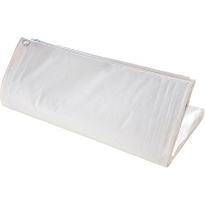 TRUSCO エコノミー白防炎シート 5.4m×7.2m (目付280g) 0.25mm厚