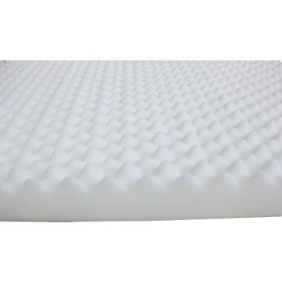 ワニ印 吸水ウレタンスポンジ プロファイル加工 50mm厚 500mm×500mm 白 (80枚入)