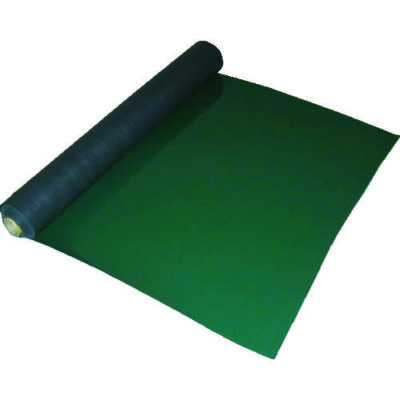 ワニ印 塩ビ養生マット 平マット 1.5mm厚 915mm×20ｍ巻 グリーン