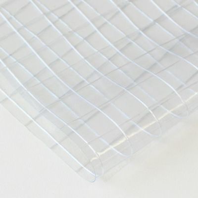 平岡織染 クリスタルターポ CT-1030-4 帯電防止透明糸入り 0.30mm厚 2050mm巾×50m乱巻 ロールタイプ (原反)