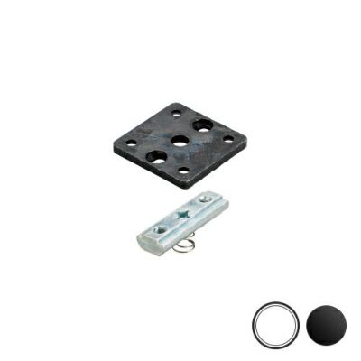 シロクマ Uポール 楽締ジョイント後入れ式 45mm 三価ホワイト UJ-745T