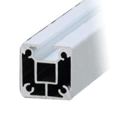 シロクマ Uポール エンド (1方) 2450mm オフホワイト UP-301