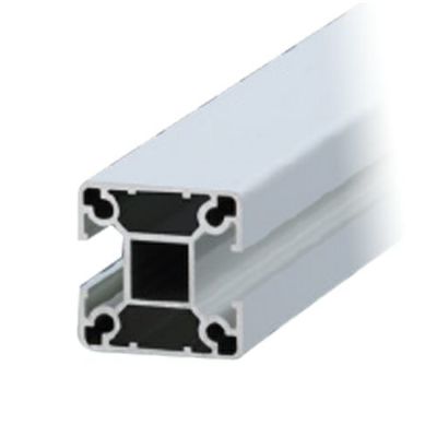 シロクマ Uポール センター (直2方) 2450mm オフホワイト UP-305