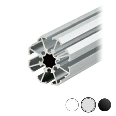 シロクマ Uポール 八角 (8方) 2950mm シルバー (B2) UP4-488