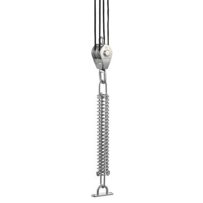 ASANO ロープテンションブロック スイベル回転式 (2シーブ) ロープ最大径12mm AK1332