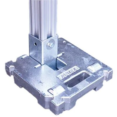 スライドルーフテント 風対策用品 スチールプレート20kg (メッキ)